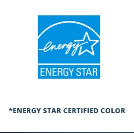 *Energy Star Certified Color